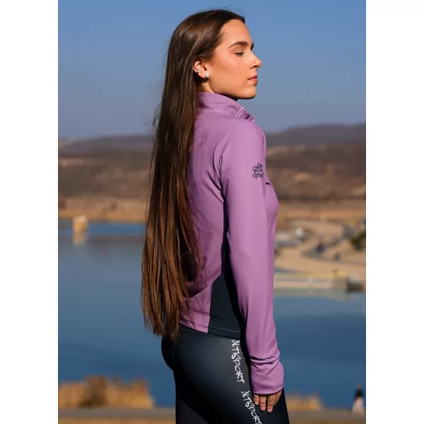  Frauen Sport Sweatshirt Premium Plus ALTISPORT VOJ/ALW078MI04 LILA 