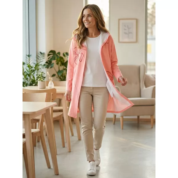  Premium-Cardigan für Damen ALTISPORT VOJ/ALW075MI07 PFIRSICH 