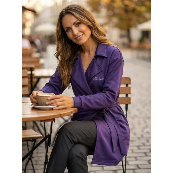  Frauen -Sweatshirt -Premium -Tasche für Frauen ALTISPORT VOJ/ALW000MI05 LILA 