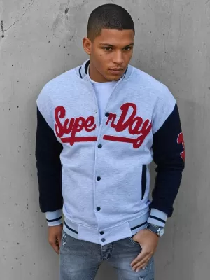 Herren -Sweatshirt DSTREET BX5446 HELLGRAU