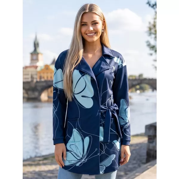  Frauen -Sweatshirt -Premium -Tasche für Frauen ALTISPORT VOJ/ALW086MI05 DUNKELBLAU 