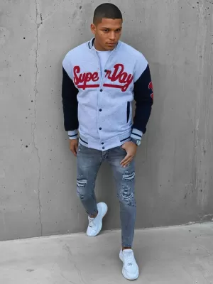Herren -Sweatshirt DSTREET BX5446 HELLGRAU