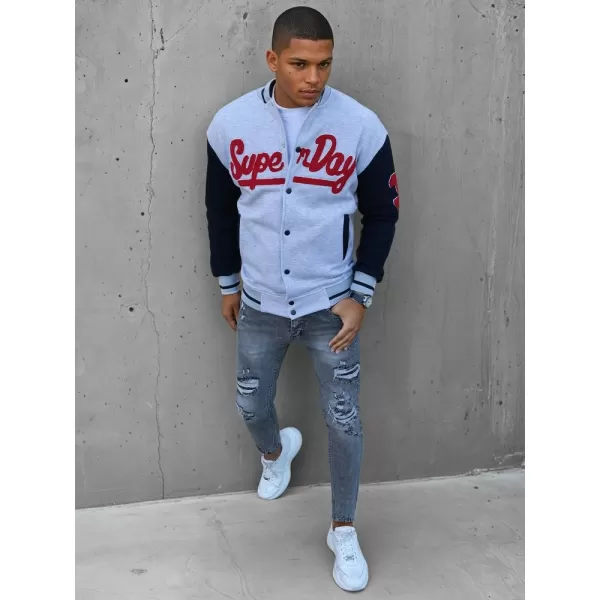  Herren -Sweatshirt DSTREET BX5446 HELLGRAU 