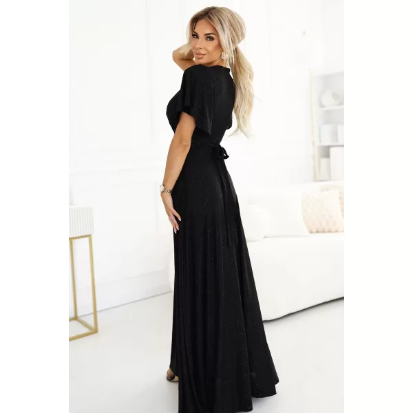  Kleid NUMOCO JENNIFER 581-1 SCHWARZ MIT GLITZER 