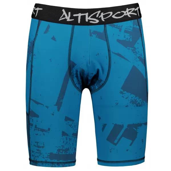  Männersport -Leggings über den Knien der Prämie ALTISPORT VOJ/ALM079LEG02 BLAU 