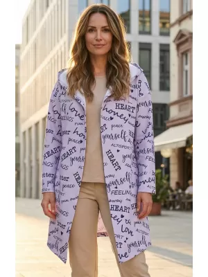 Damen -Strickjacke Premium ALTISPORT VOJ/ALW067MI07 VIOLETT