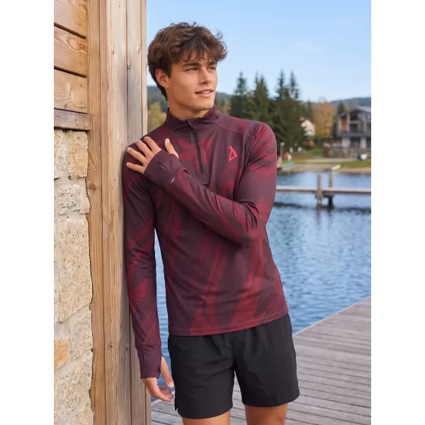 Herren Sport Sweatshirt Premium Plus ALTISPORT VOJ/ALM072MI04 WEINRÖTET 