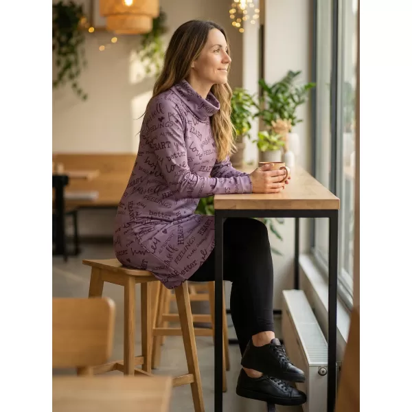  Damen erweitertes Premium -Sweatshirt ALTISPORT VOJ/ALW067MI06 LILA 