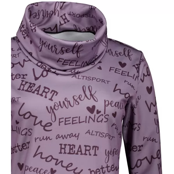  Damen erweitertes Premium -Sweatshirt ALTISPORT VOJ/ALW067MI06 LILA 