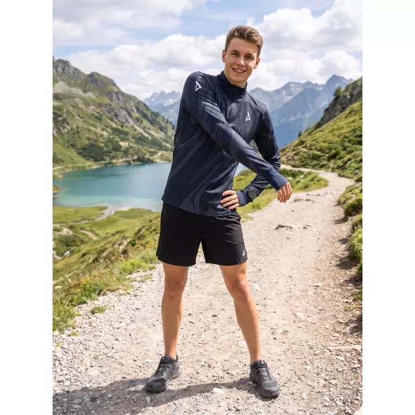  Herren Sport Sweatshirt Premium Plus ALTISPORT VOJ/ALM072MI04 SCHWARZ 