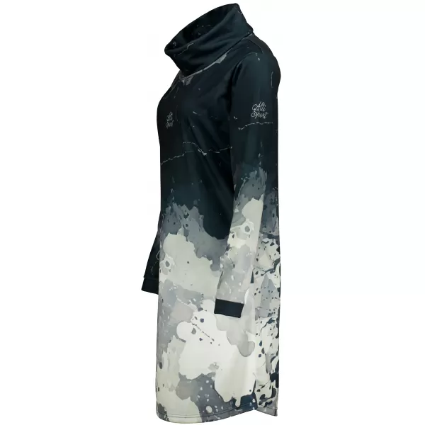  Damen erweitertes Premium -Sweatshirt ALTISPORT VOJ/ALW089MI06 SCHWARZ 