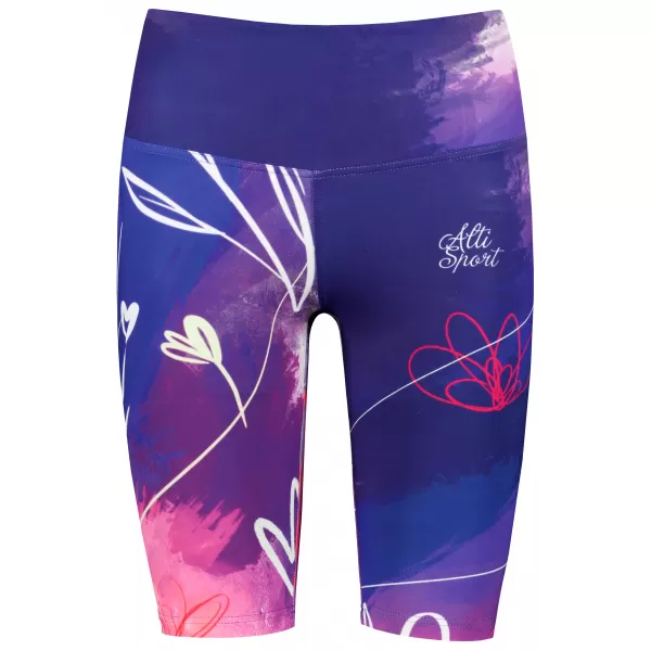  Frauen -Leggings über den Knien Premium ALTISPORT VOJ/ALW083LEG02 LILA 