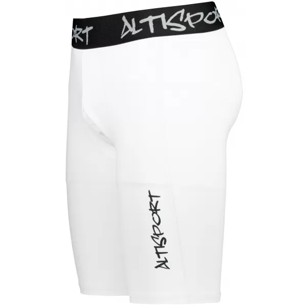  Männersport -Leggings über den Knien der Prämie ALTISPORT VOJ/ALM000LEG02 WEIß 