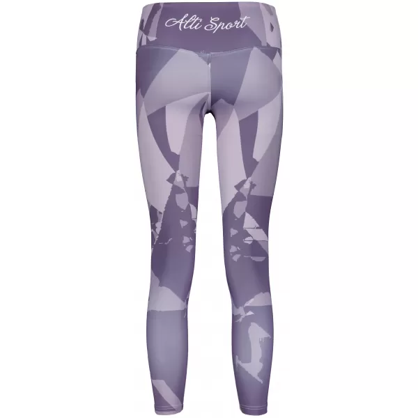  Lange Leggings für Frauen Premium ALTISPORT VOJ/ALW080LEG01 GRAUVIOLETT 