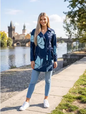 Frauen -Sweatshirt -Premium -Tasche für Frauen ALTISPORT VOJ/ALW086MI05 DUNKELBLAU