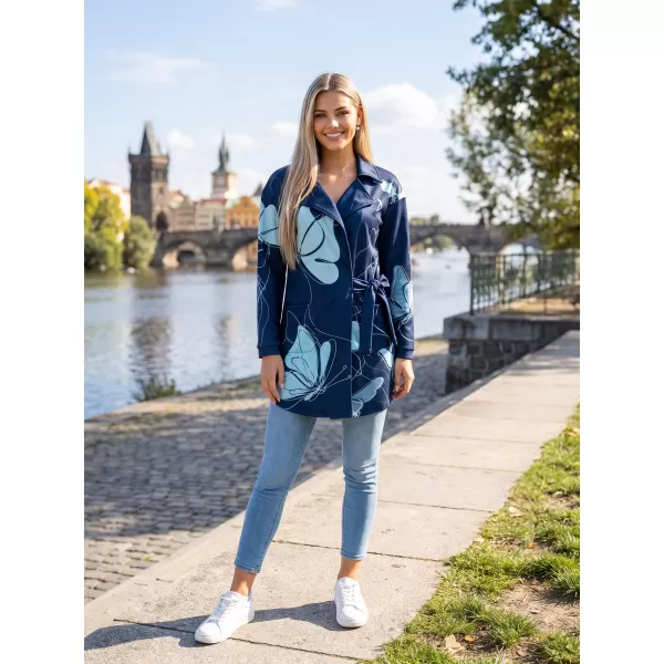  Frauen -Sweatshirt -Premium -Tasche für Frauen ALTISPORT VOJ/ALW086MI05 DUNKELBLAU 