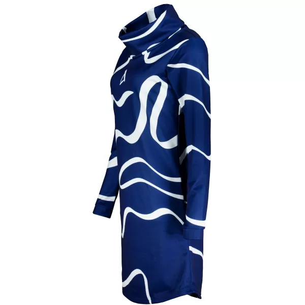  Damen erweitertes Premium -Sweatshirt ALTISPORT VOJ/ALW088MI06 DUNKELBLAU 