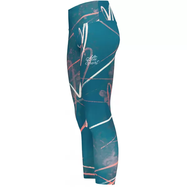  Lange Leggings für Frauen Premium ALTISPORT VOJ/ALW082LEG01 KEROSIN 