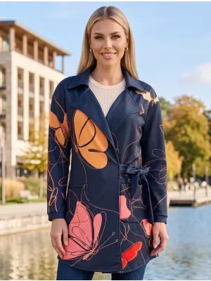 Frauen -Sweatshirt -Premium -Tasche für Frauen ALTISPORT VOJ/ALW086MI05 SCHWARZ-ORANGE