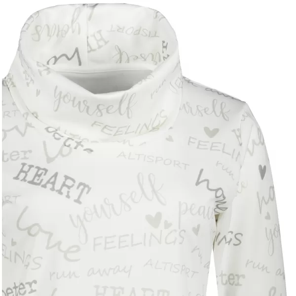  Damen erweitertes Premium -Sweatshirt ALTISPORT VOJ/ALW067MI06 WEIß 