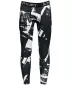 Herrensport -Leggings langer Prämie ALTISPORT VOJ/ALM079LEG01 SCHWARZ UND WEIß