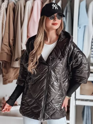Damenjacke DSTREET PUFFILOF TY4855 SCHWARZ