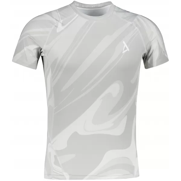  Funktionelle Komprimierung t -Shirt von Männern mit kurzer Ärmelnprämie ALTISPORT VOJ/ALM072TR04 GRAU 