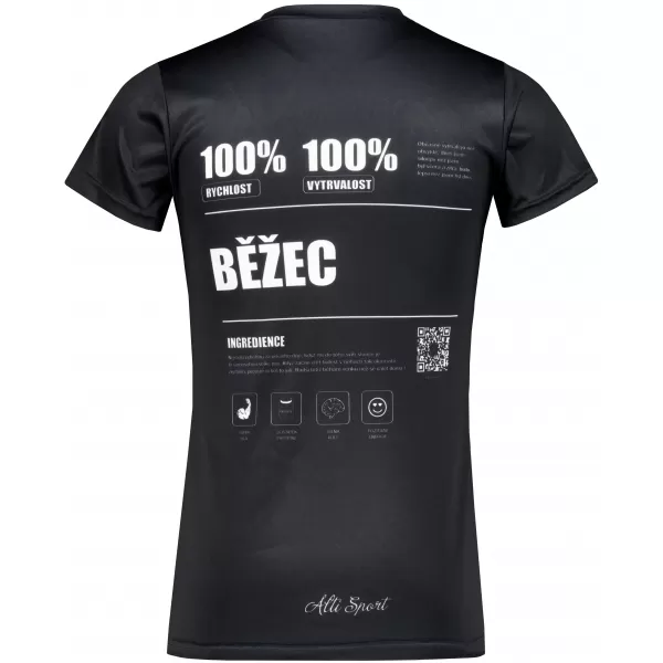  Frauenfunktional T -Shirt Premium ALTISPORT BĚŽEC VOJ/ALW091TR01 SCHWARZ 