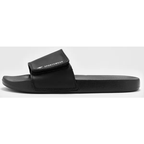  Hausschuhe 4F MM00FFLIF031A TIEF SCHWARZ 