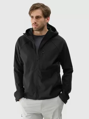 Herren -Softshelljacke 4F WSS25TSOFM313 TIEF SCHWARZ