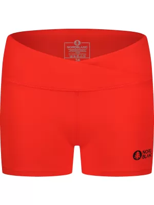 Fitness-Shorts für Damen NORDBLANC NBSPL8038 ORANGEFARBENE TINTE