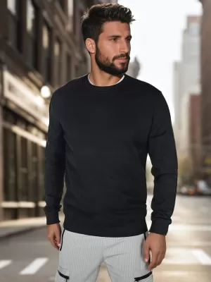 Herren Sweatshirt DSTREET BX5882 SCHWARZ