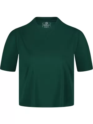 Funktionelles Crop-Top für Damen NORDBLANC NBSLF8028 GRÜN
