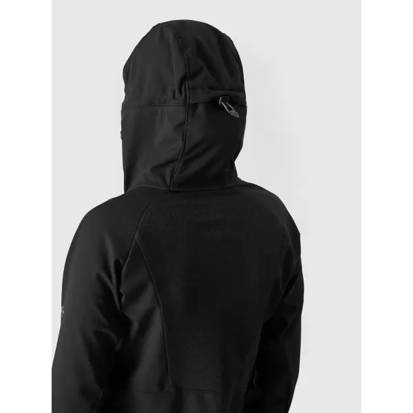  Frauen -Softshelljacke für Frauen 4F WSS25TSOFF315 TIEF SCHWARZ 