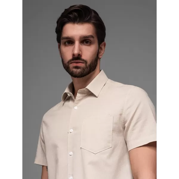  Hemd OMBRE OM-SHSS-0168 BEIGE 