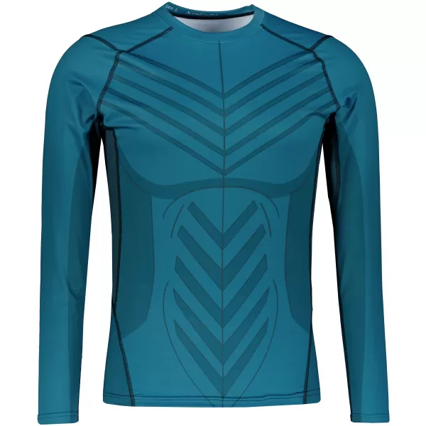  Funktionelle Kompression t -Shirt von Männern mit langarmiger Prämie ALTISPORT VOJ/ALM095TR03 KEROSIN 