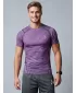 Funktionelle Komprimierung t -Shirt von Männern mit kurzer Ärmelnprämie ALTISPORT VOJ/ALM072TR04 LILA