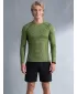 Funktionelle Kompression t -Shirt von Männern mit langarmiger Prämie ALTISPORT VOJ/ALM095TR03 GRÜN