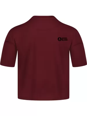 Funktionelles Crop-Top für Damen NORDBLANC NBSLF8028 BURGUND
