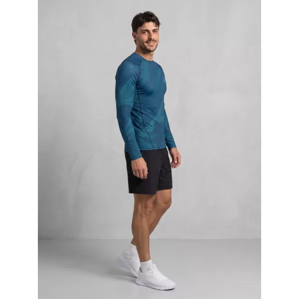  Funktionelle Kompression t -Shirt von Männern mit langarmiger Prämie ALTISPORT VOJ/ALM072TR03 KEROSIN 