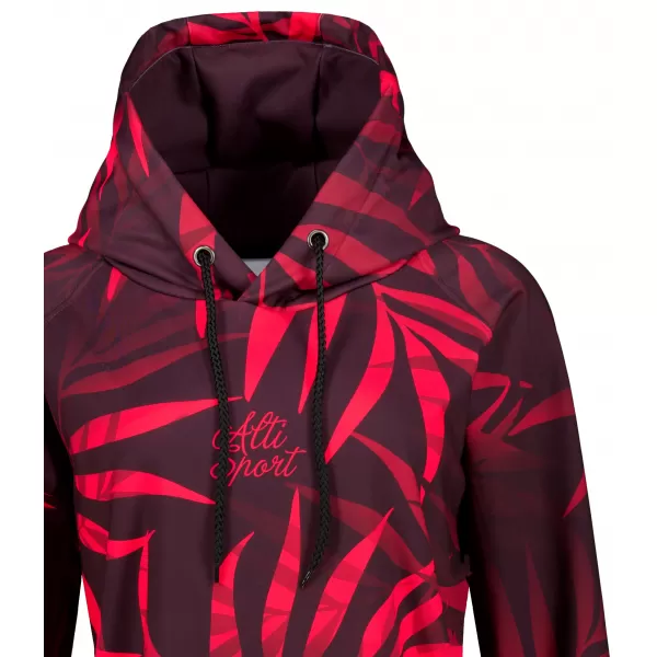  Funktionaler erweiterter Sweatshirt -Prämie von Frauen ALTISPORT VOJ/ALW094MI03 WEIN/ROT 