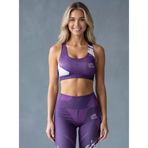 Frauen Sport BH Premium ALTISPORT VOJ/ALW081POD01 DUNKELVIOLETT 