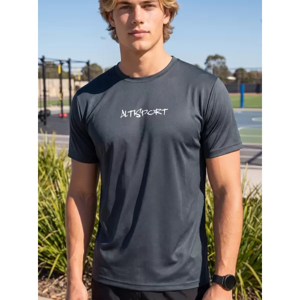  Männer funktionaler T -Shirt Premium ALTISPORT BĚŽEC VOJ/ALM091TR01 SCHWARZ 