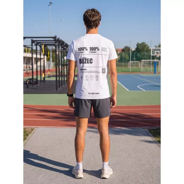  Männer funktionaler T -Shirt Premium ALTISPORT BĚŽEC VOJ/ALM091TR01 WEIß 
