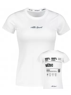 Frauenfunktional T -Shirt Premium ALTISPORT BĚŽEC VOJ/ALW091TR01 WEIß