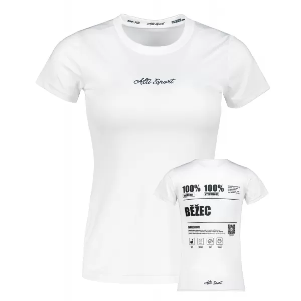  Frauenfunktional T -Shirt Premium ALTISPORT BĚŽEC VOJ/ALW091TR01 WEIß 