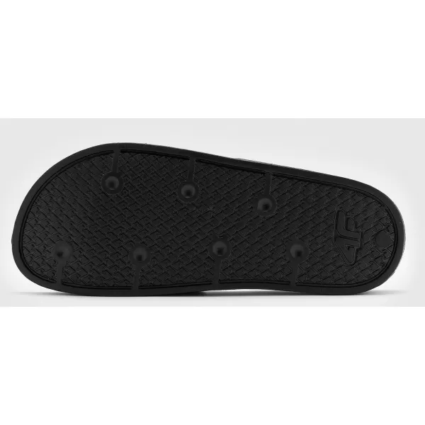 Hausschuhe 4F MM00FFLIF031A TIEF SCHWARZ 