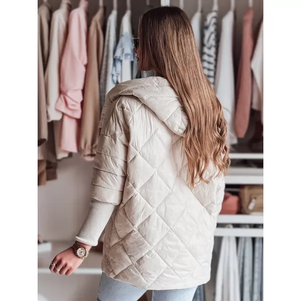  Damenjacke DSTREET PUFFILOF TY4856 WEIß 