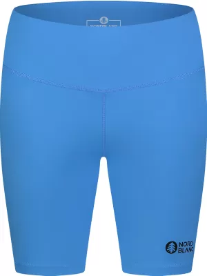 Kurze Fitness-Leggings für Damen NORDBLANC NBSPL8036 BLAU