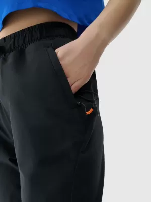 Damenhosen 4F WSS25TTROF1002 TIEF SCHWARZ